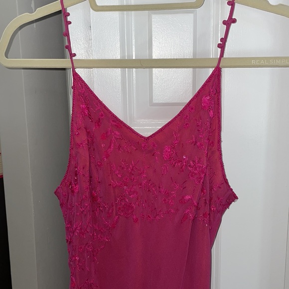 Beautiful fuchsia evening dress - Picture 6 of 11